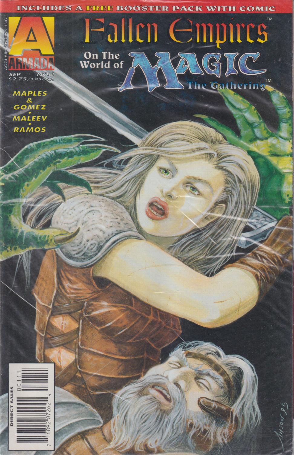 MAGIC THE GATHERING FALLEN EMPIRES #1-2 COMPLETE SET