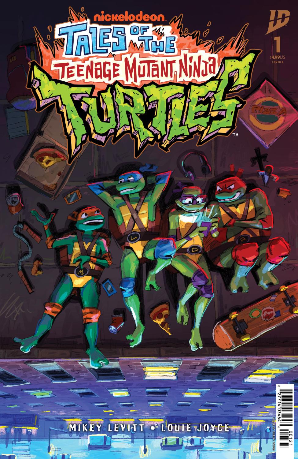 TALES OF THE TEENAGE MUTANT NINJA TURTLES #1 VAR B WONG CVR B