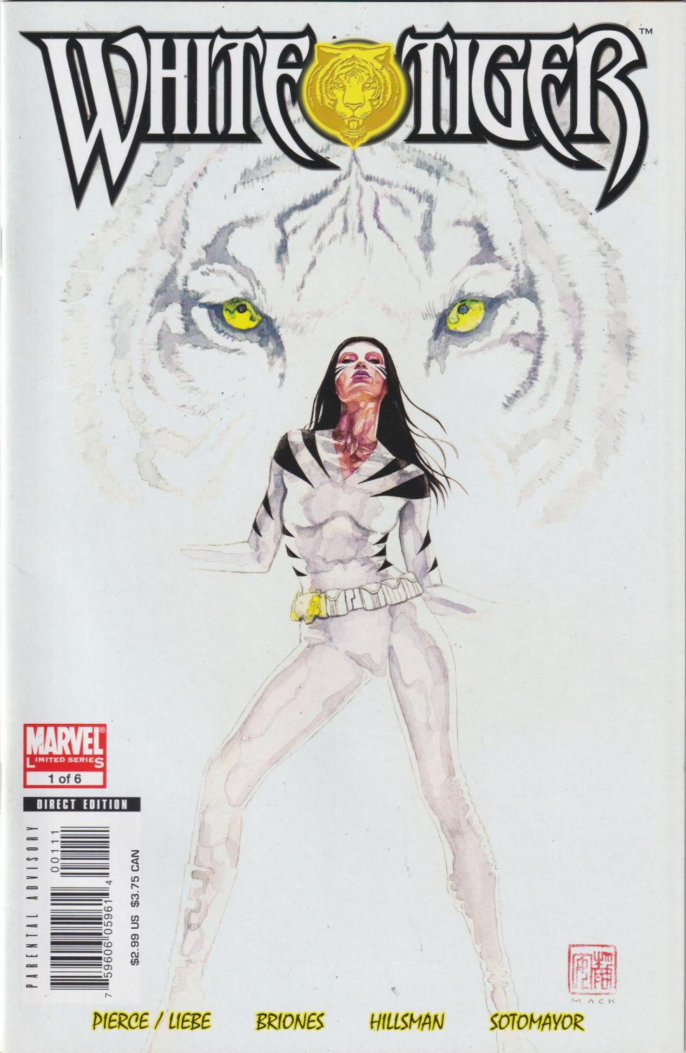 WHITE TIGER #1-6 2006 MARVEL COMPLETE SET