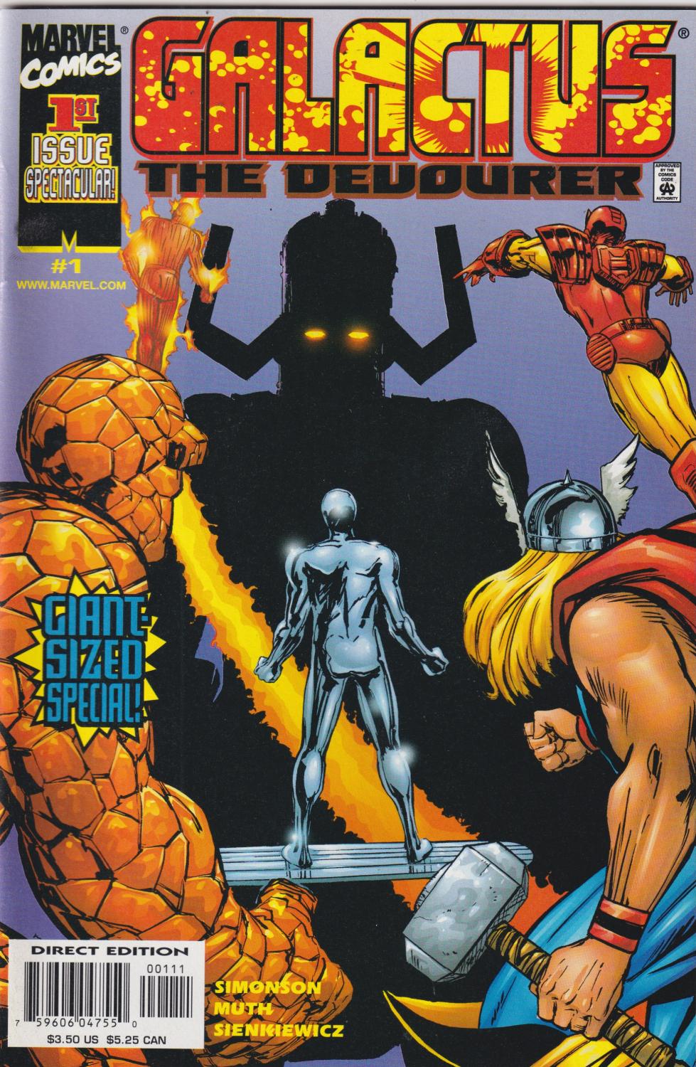 GALACTUS THE DEVOURER #1-6 MARVEL 1999 COMPLETE SET