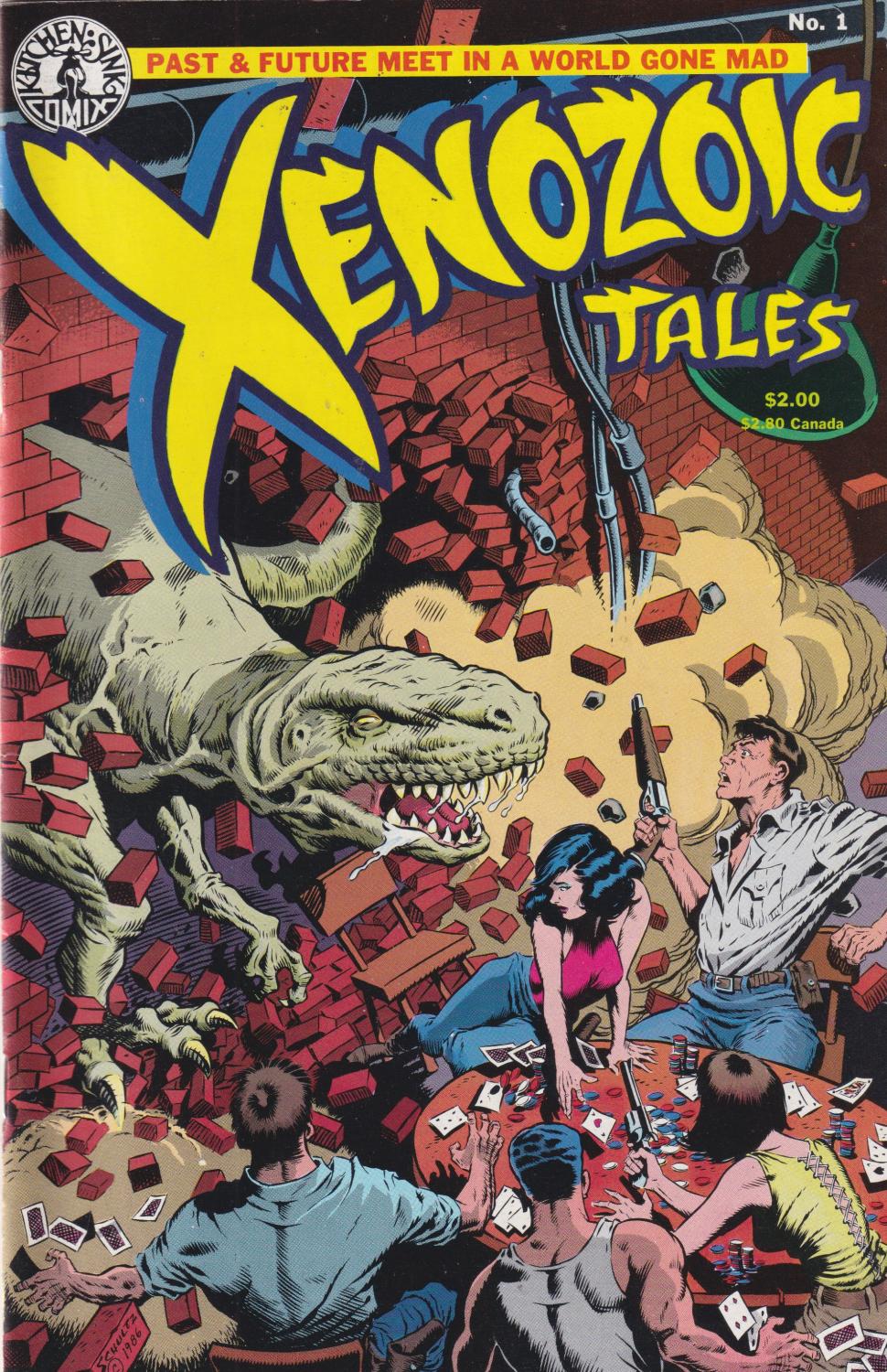 XENOZOIC TALES #1-14 KSP 1987 COMPLETE SET