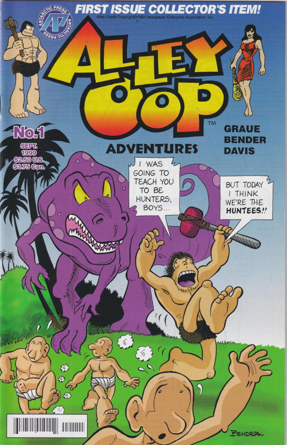 ALLEY OOP ADV. #1-3 ANTARCTIC 1999 COMPLETE SET