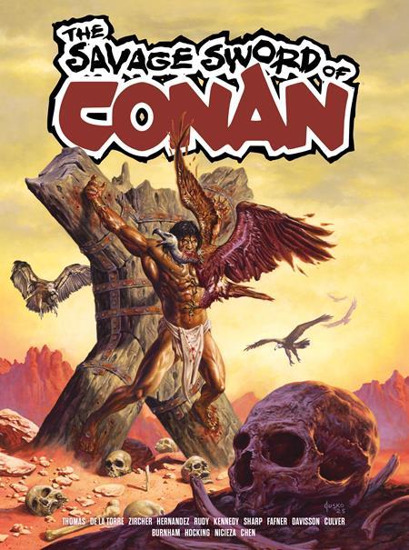 SAVAGE SWORD OF CONAN TP VOL 03 DIRECT MARKET EDITION JOE JUSKO CVR
