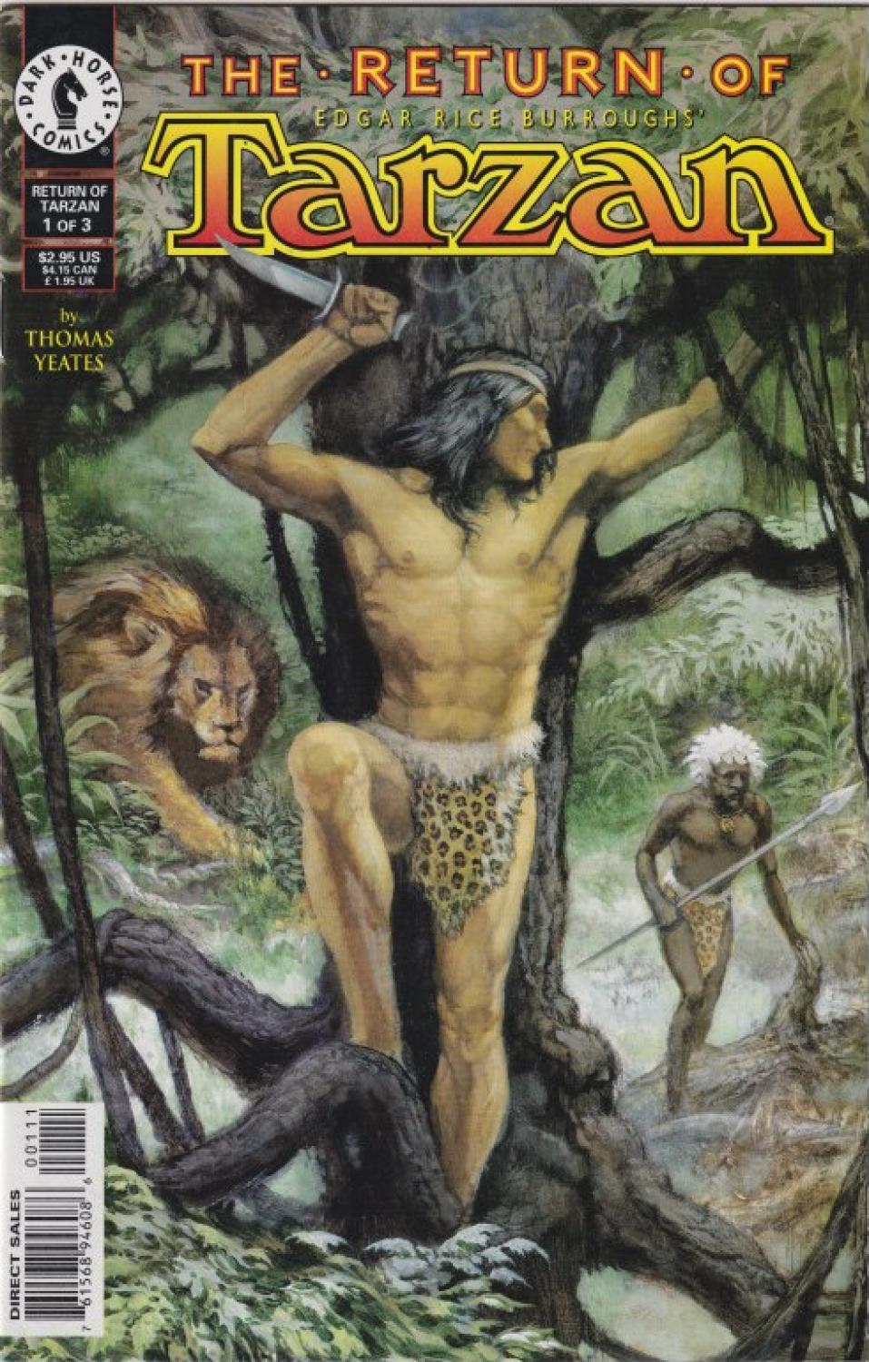 TARZAN RETURN OF TARZAN #1-3 DARK HORSE 1997 COMPLETE SET