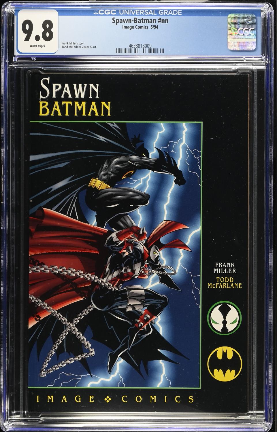 SPAWN BATMAN CGC 9.8 NM/M TODD McFARLANE, FRANK MILLER 1994