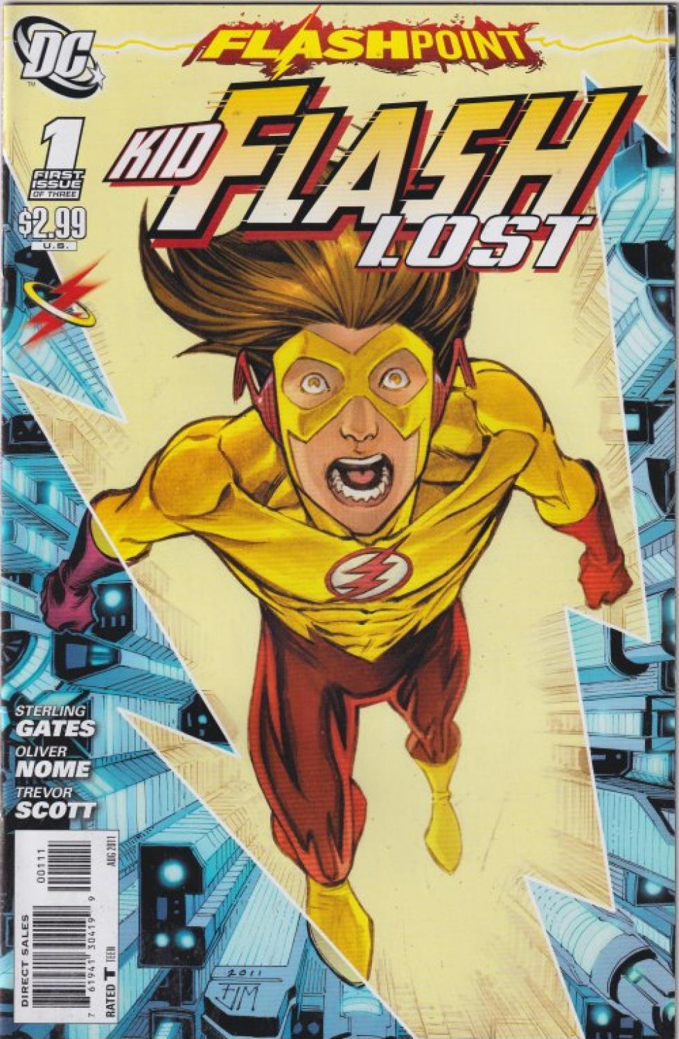 FLASHPOINT KID FLASH LOST #1-3 DC 2011 COMPLETE SET