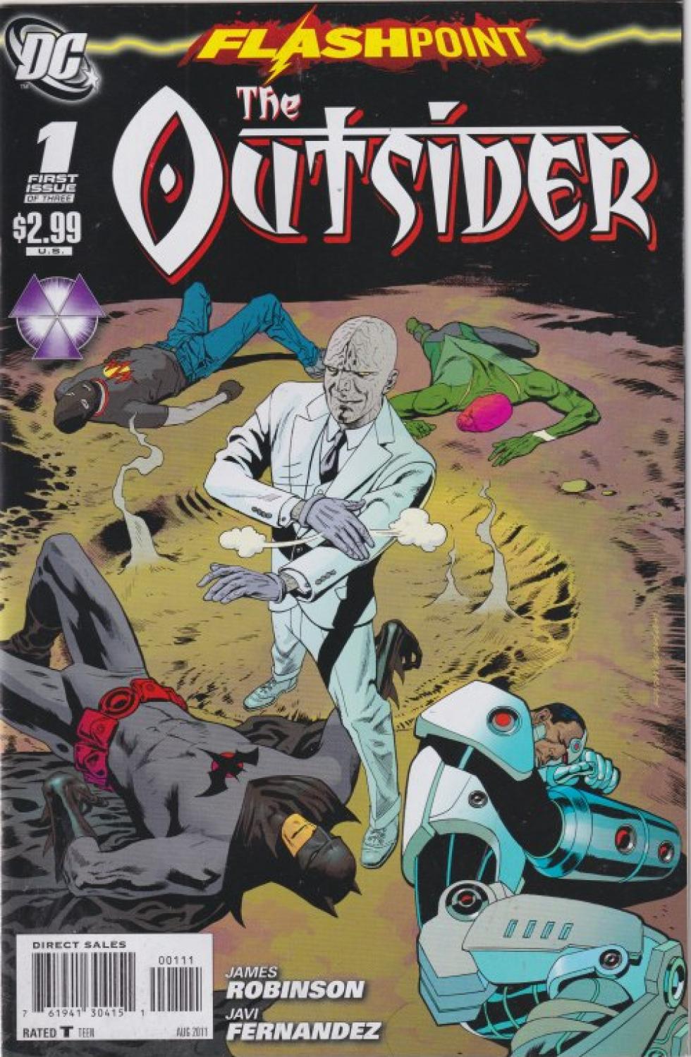 FLASHPOINT THE OUTSIDER #1-3 DC 2011 COMPLETE SET