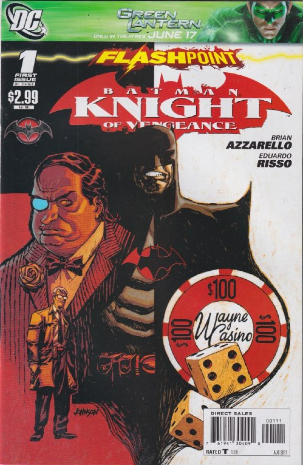 FLASHPOINT BATMAN KNIGHT OF VENGEANCE #1-3 DC 2011 COMPLETE SET