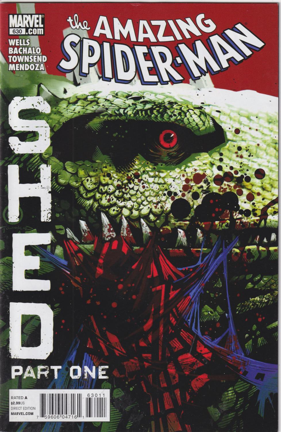 AMAZING SPIDER-MAN #630-633 SHED MARVEL 2010 COMPLETE SET