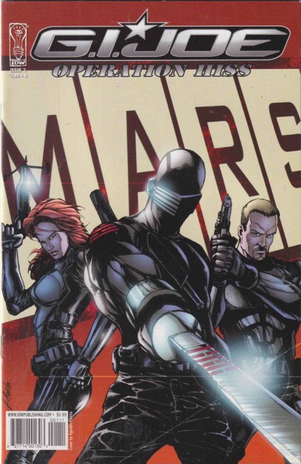 G.I. JOE OPERATION HISS #1-5 IDW 2010 COMPLETE SET