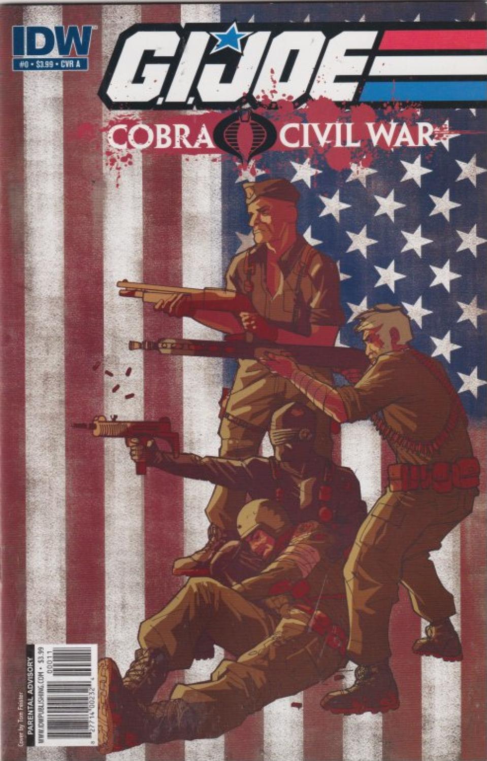 G.I. JOE COBRA CIVIL WAR #0-4 IDW 2011 COMPLETE SET