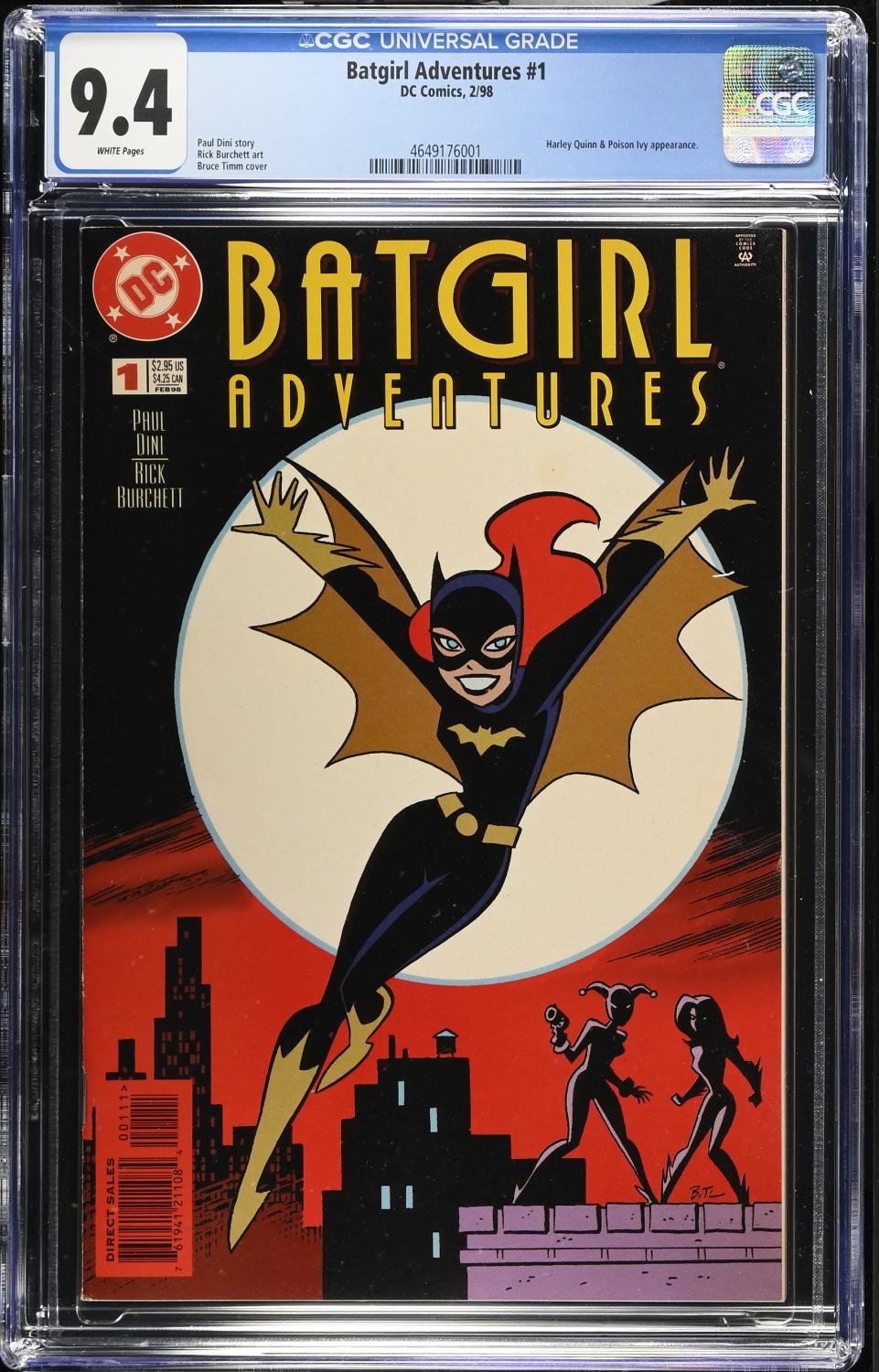 BATGIRL ADVENTURES #1 CGC 9.4 NM DC COMICS 1998