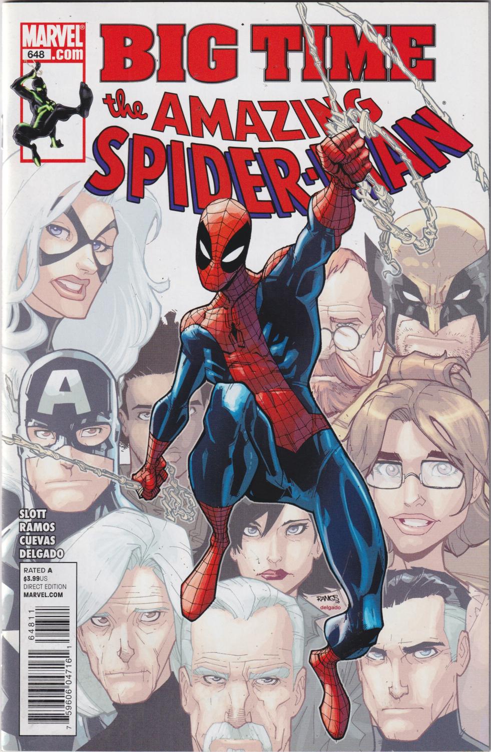 AMAZING SPIDER-MAN #648-651 BIG TIME MARVEL 2011 COMPLETE SET