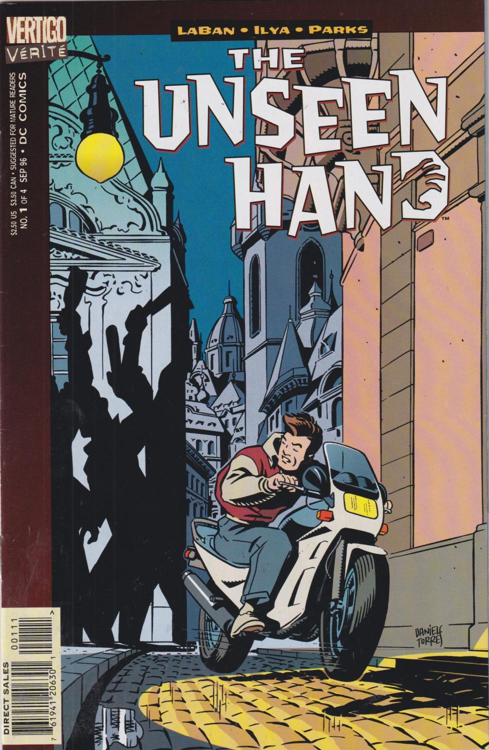UNSEEN HAND #1-4 DC 1996 COMPLETE SET