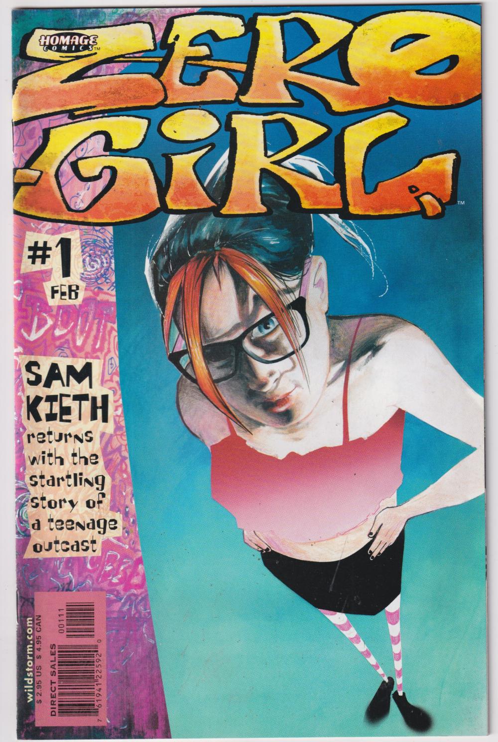 ZERO GIRL #1-5 HOMAGE 2001 COMPLETE SET