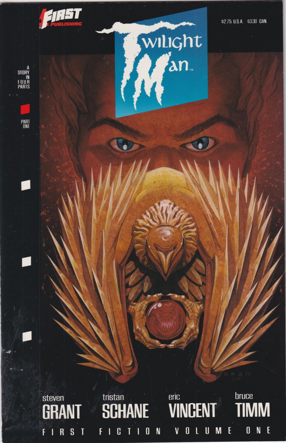 TWILIGHT MAN #1-4 FIRST 1989 COMPLETE SET