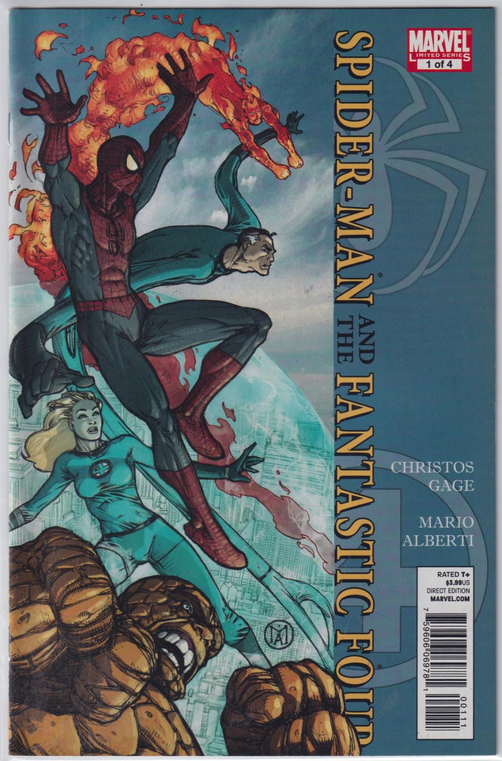 SPIDER-MAN AND THE FANTASTIC FOUR 2007 1-4 COMPLETE SET