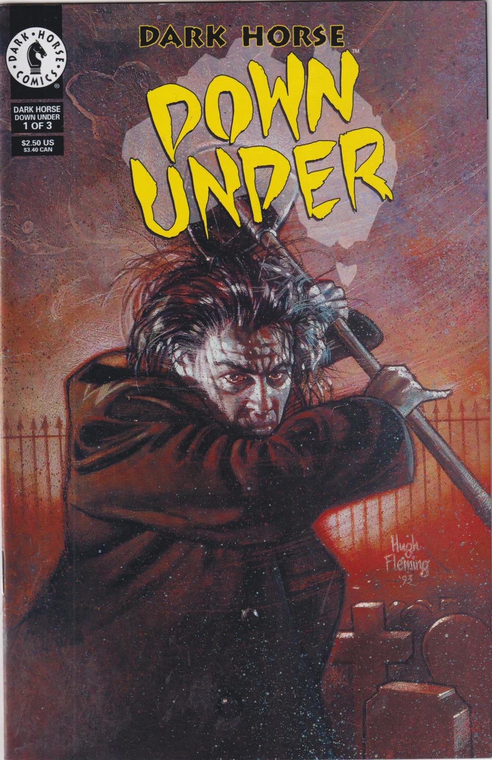 DARK HORSE DOWN UNDER #1-3 DH 1993 COMPLETE SET