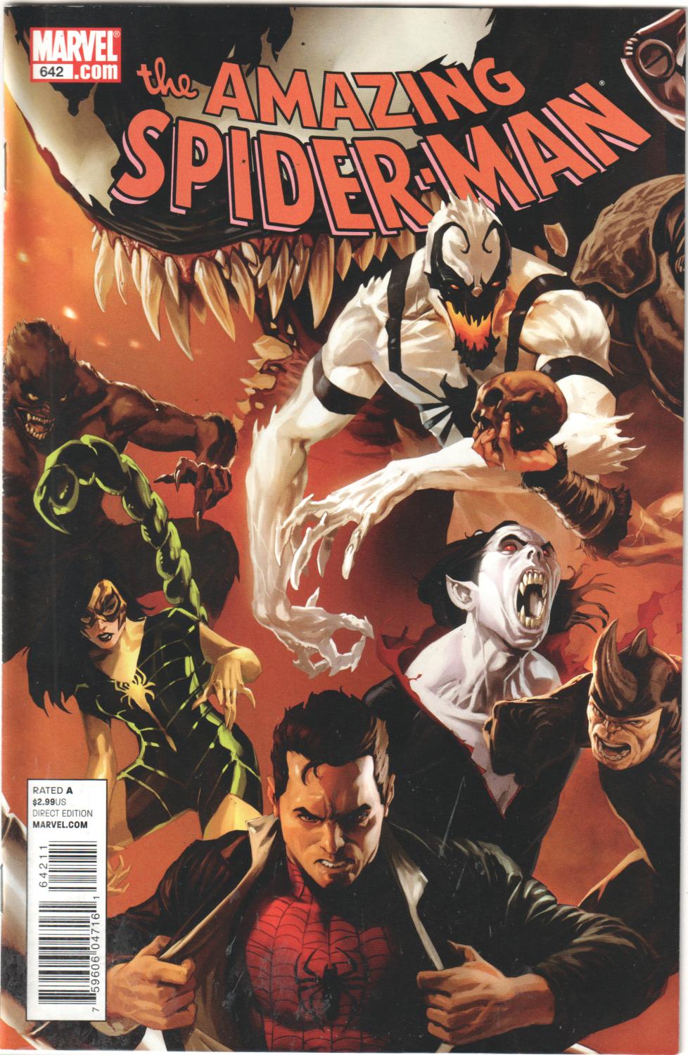 AMAZING SPIDER-MAN #642-647 ORIGIN O/T SPECIES 2010 COMPLETE SET