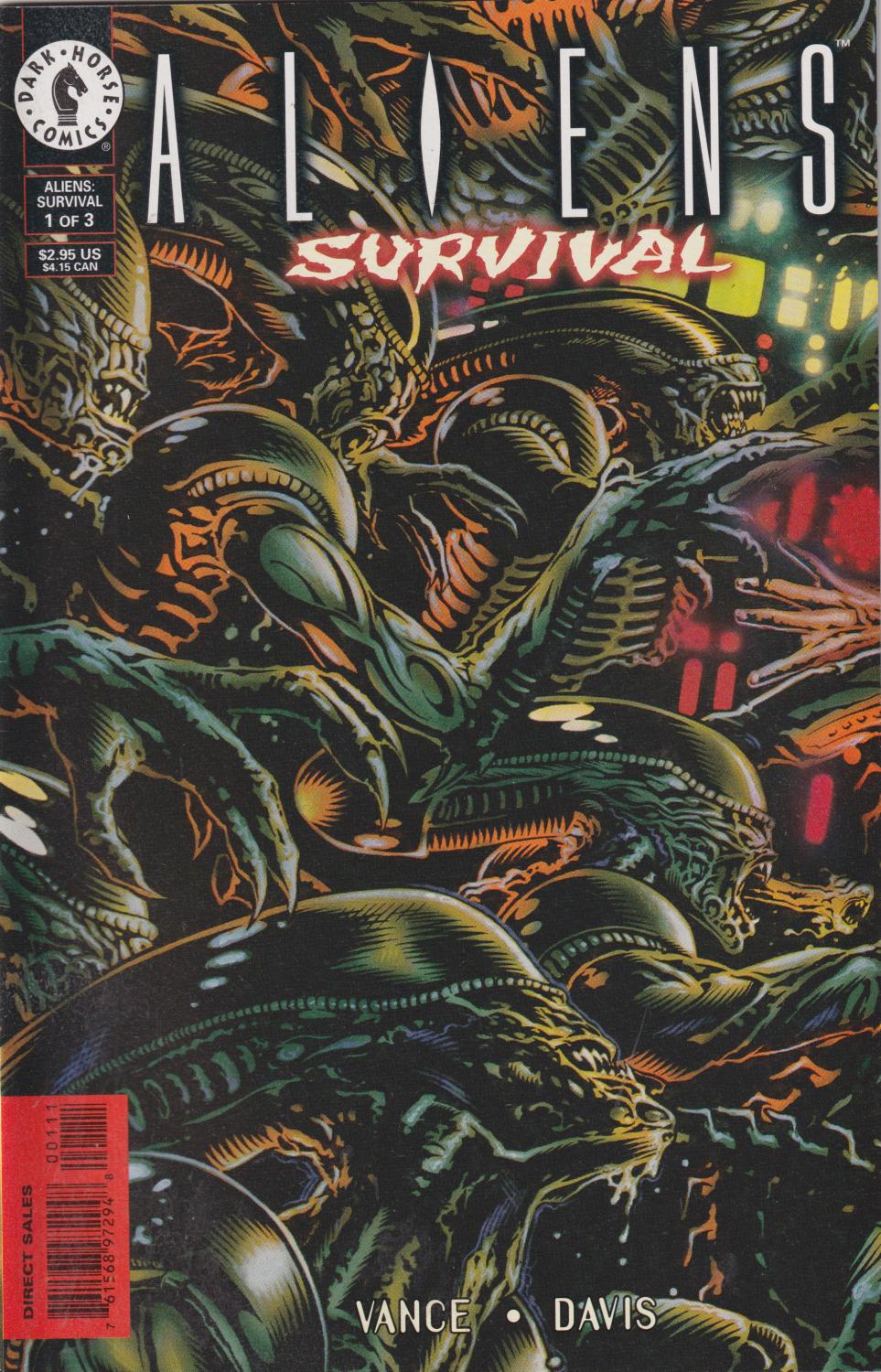 ALIENS SURVIVAL #1-3 DARK HORSE 1998 COMPLETE SET