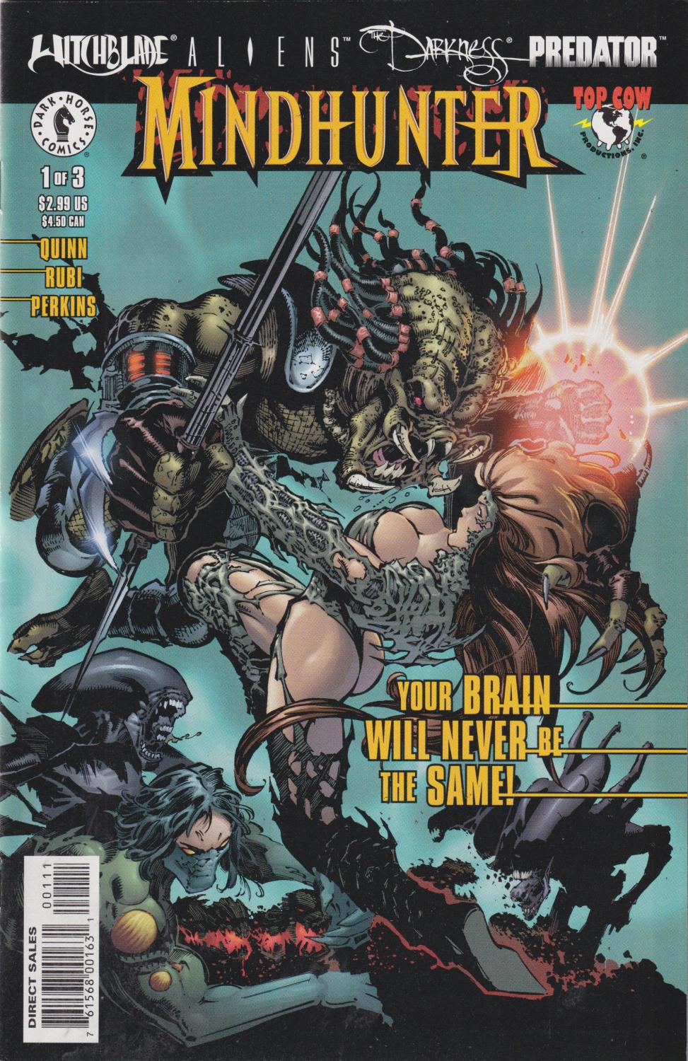 WITCHBLADE ALIENS DARKNESS PREDATOR MINDHUNTER 2000 COMPLETE SET