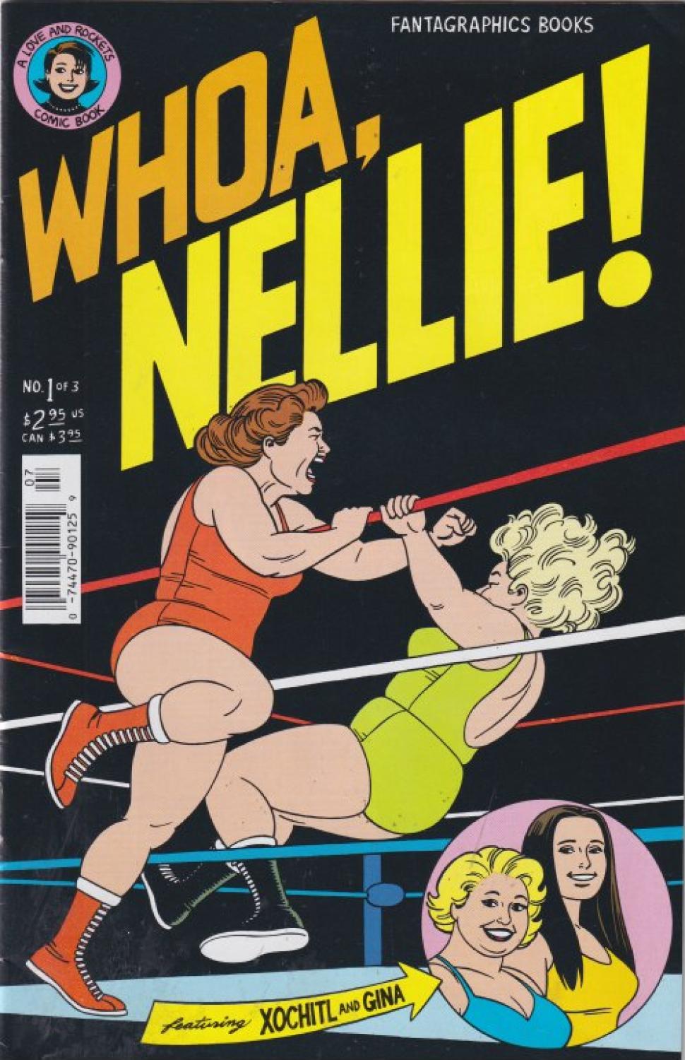 WHOA NELLIE #1-3 FANTAGRAPHICS 1996 COMPLETE SET
