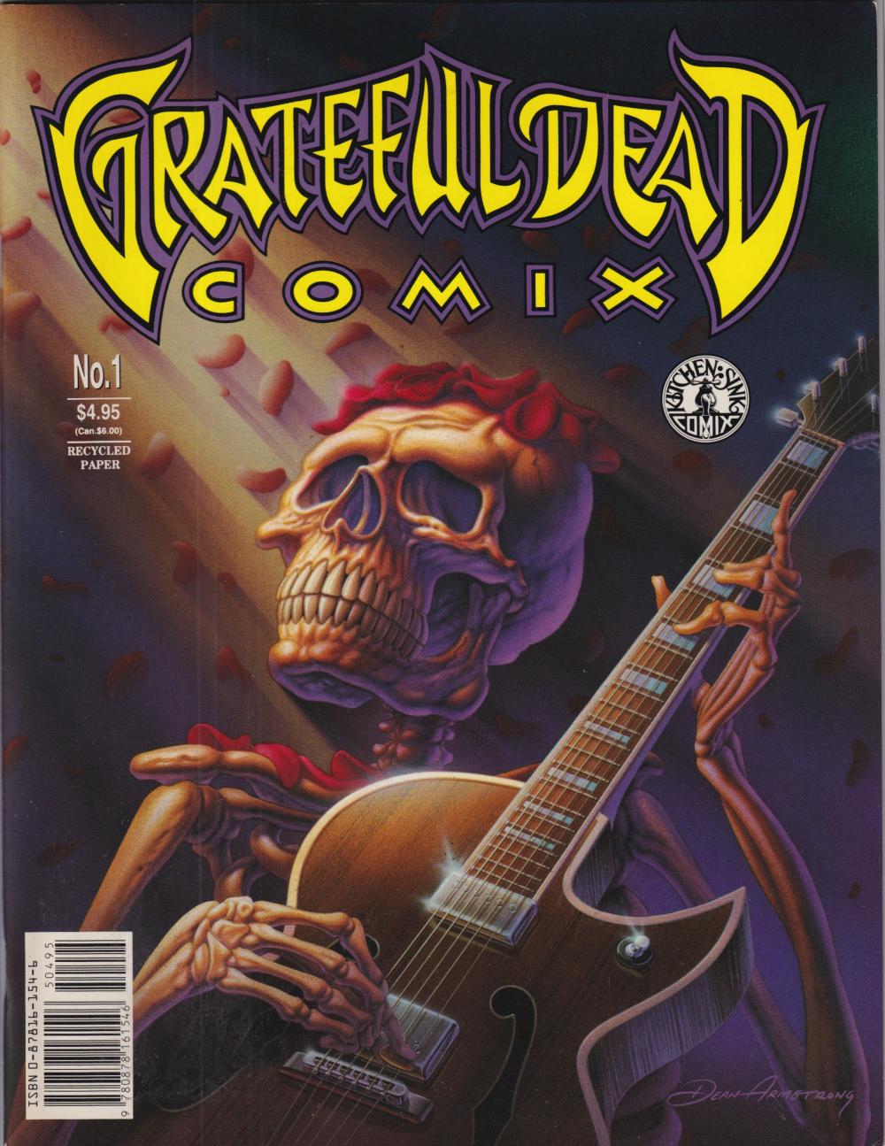 GRATEFUL DEAD COMICS VOL 1 #1-7 COMPLETE SET KITCHEN SINK