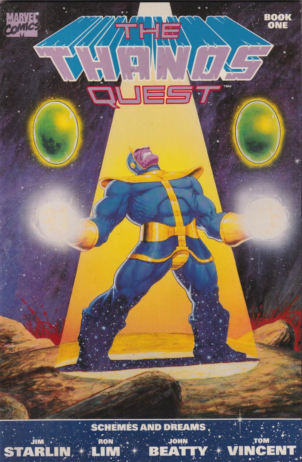 THANOS QUEST #1-2 MARVEL 1990 COMPLETE SET