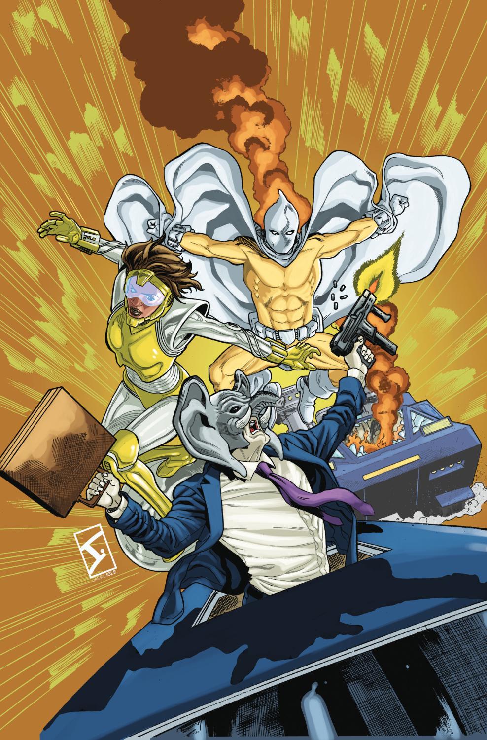 THE CENTER HOLDS #1 F FOC REVEAL VAR DRESSED IGLE CVR F