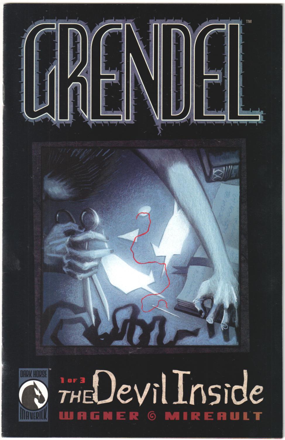 GRENDEL INSIDE #1-3 DARK HORSE 2001 COMPLETE SET