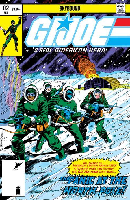 GI JOE A REAL AMERICAN HERO #2 HAMA FILES EDITION #2 CVR C HERB TRIMPE AND JACK ABEL FOIL VAR