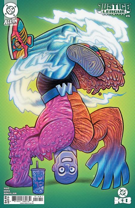 JUSTICE LEAGUE UNLIMITED #16 CVR D DAN HIPP CARD STOCK VAR DC KO