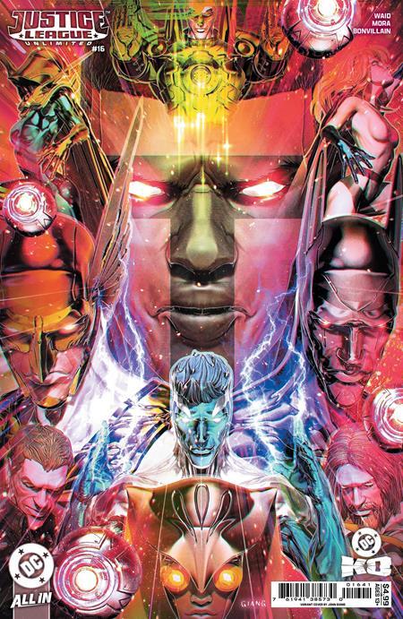 JUSTICE LEAGUE UNLIMITED #16 CVR E JOHN GIANG CARD STOCK VAR DC KO