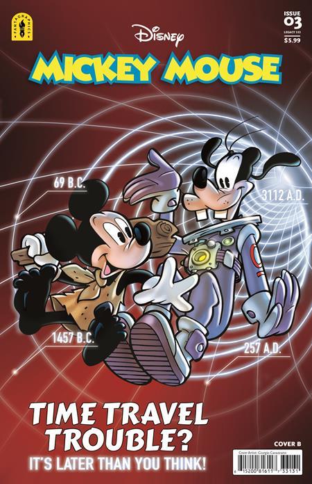 MICKEY MOUSE LEGACY #333 RIPPLES IN TIME PART 2 CVR B GIORGIO CAVAZZANO VAR OF 2