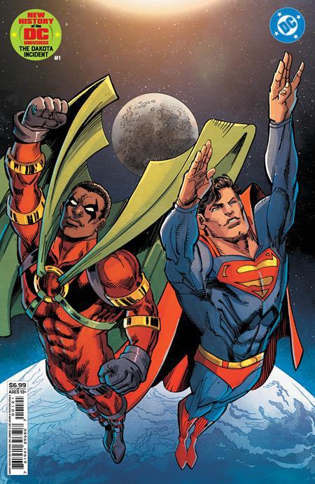 NEW HISTORY OF THE DC UNIVERSE THE DAKOTA INCIDENT #1 ONE SHOT CVR B DENYS COWAN AND DAN JURGENS CARD STOCK VAR