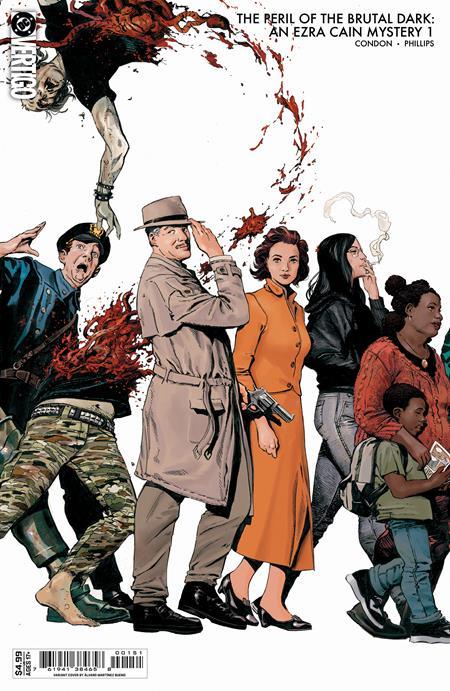 THE PERIL OF THE BRUTAL DARK AN EZRA CAIN MYSTERY #1 CVR E ALVARO MARTINEZ BUENO CONNECTING CARD STOCK VAR OF 6