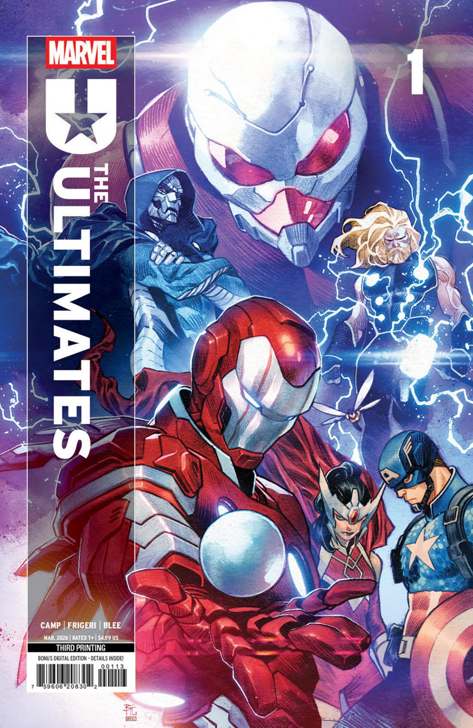 ULTIMATES #1 DIKE RUAN 3RD PRINTING VAR CVR A