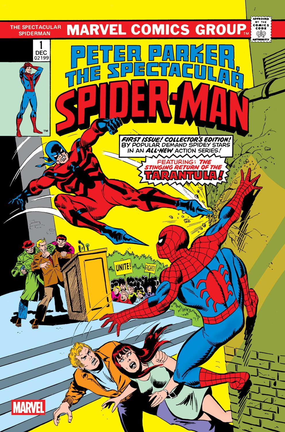PETER PARKER SPECTACULAR SPIDER-MAN #1 FACSIMILE EDITION POSTER