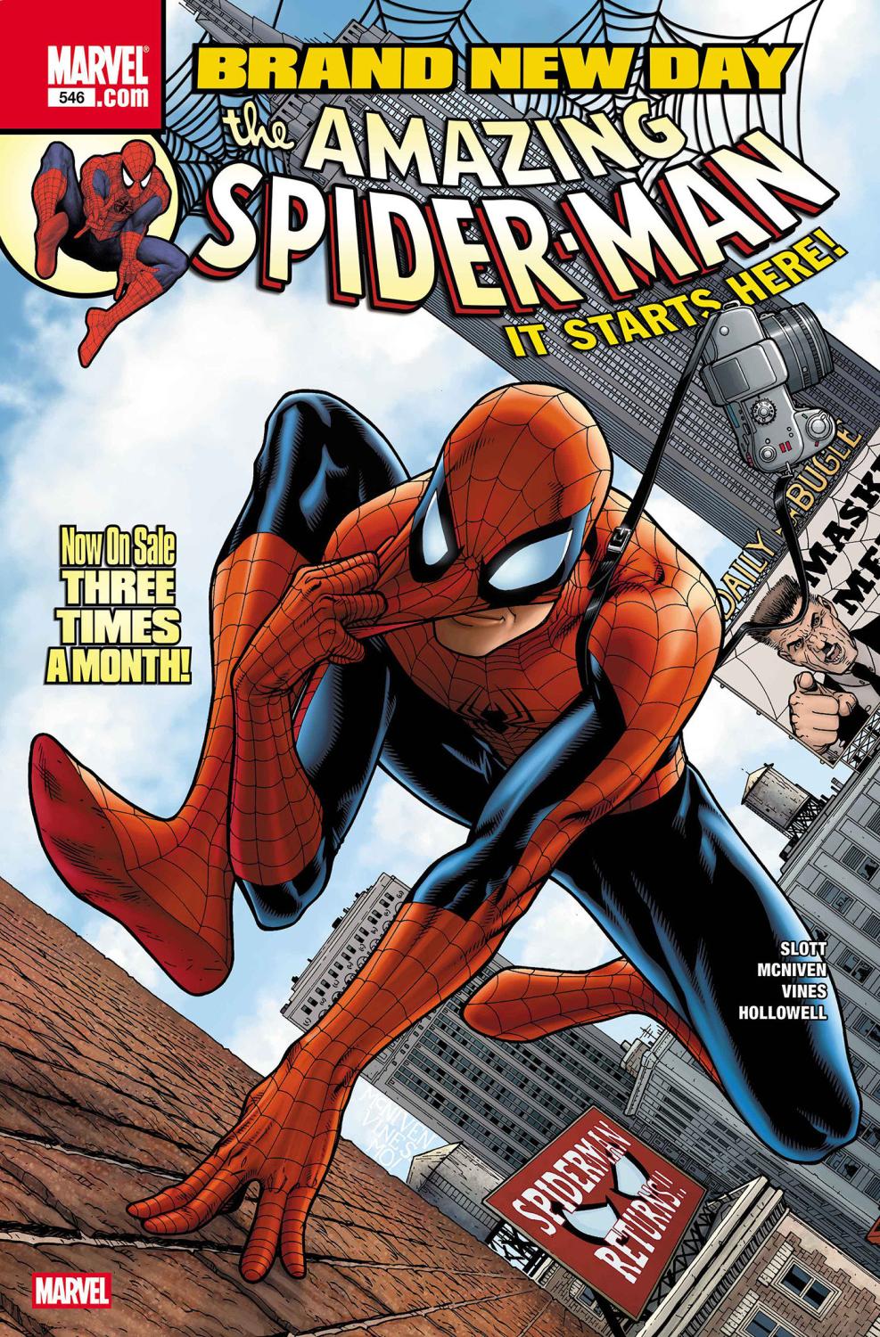 AMAZING SPIDER-MAN #546 FACSIMILE EDITION FOIL VAR