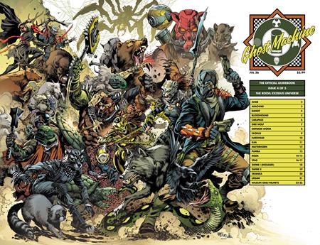 GHOST MACHINE THE OFFICIAL GUIDEBOOK #4 CVR C IVAN REIS AND DANNY MIKI WRAPAROUND VAR OF 5