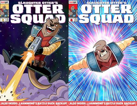 OTTER SQUAD #4 CVR C MIKE LEMAY AND MATT RODGERS STAR SPANGLED SPOT FOIL VAR