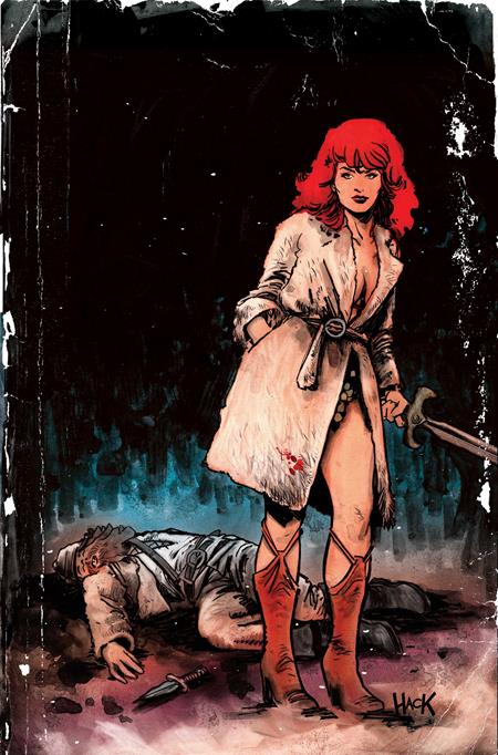 RED SONJA NOIR THE PLUNDER AND THE PRINCESS #1 ONE SHOT CVR F ROBERT HACK LTD VIRGIN VAR