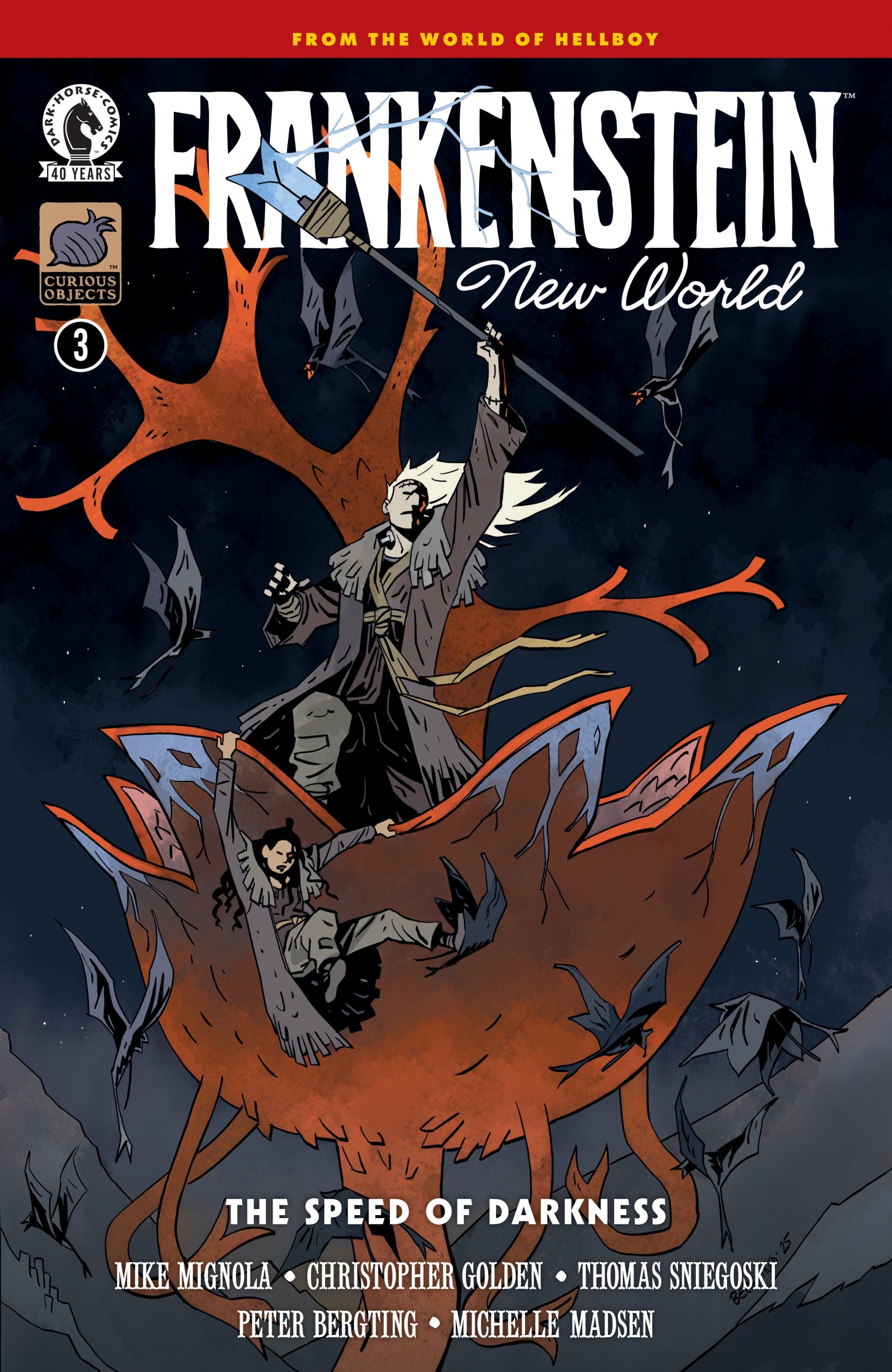 FRANKENSTEIN NEW WORLD--THE SPEED OF DARKNESS #3 CVR A PETER BERGTING