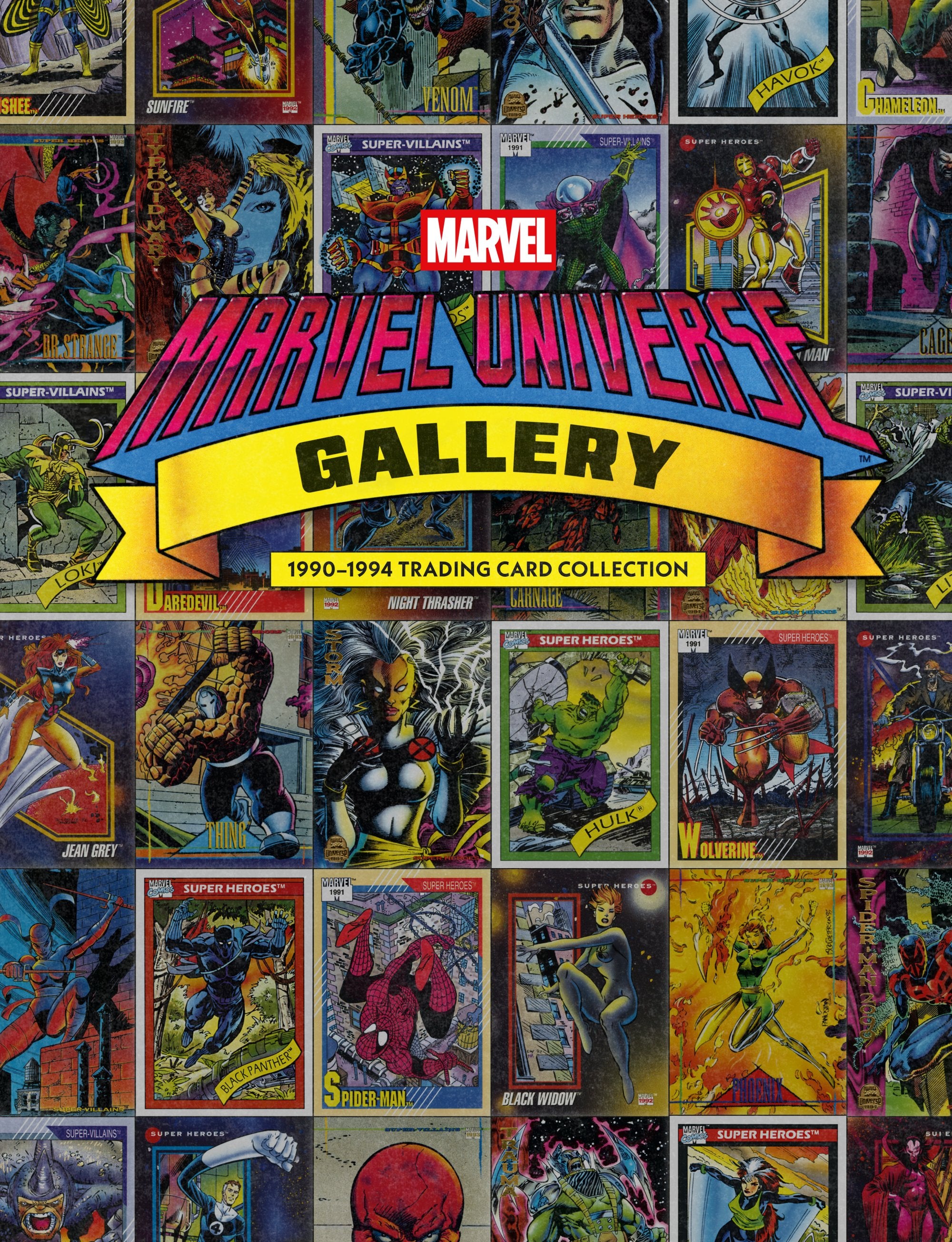 MARVEL UNIVERSE GALLERY 1990-1994 TRADING CARD COLLECTION HC