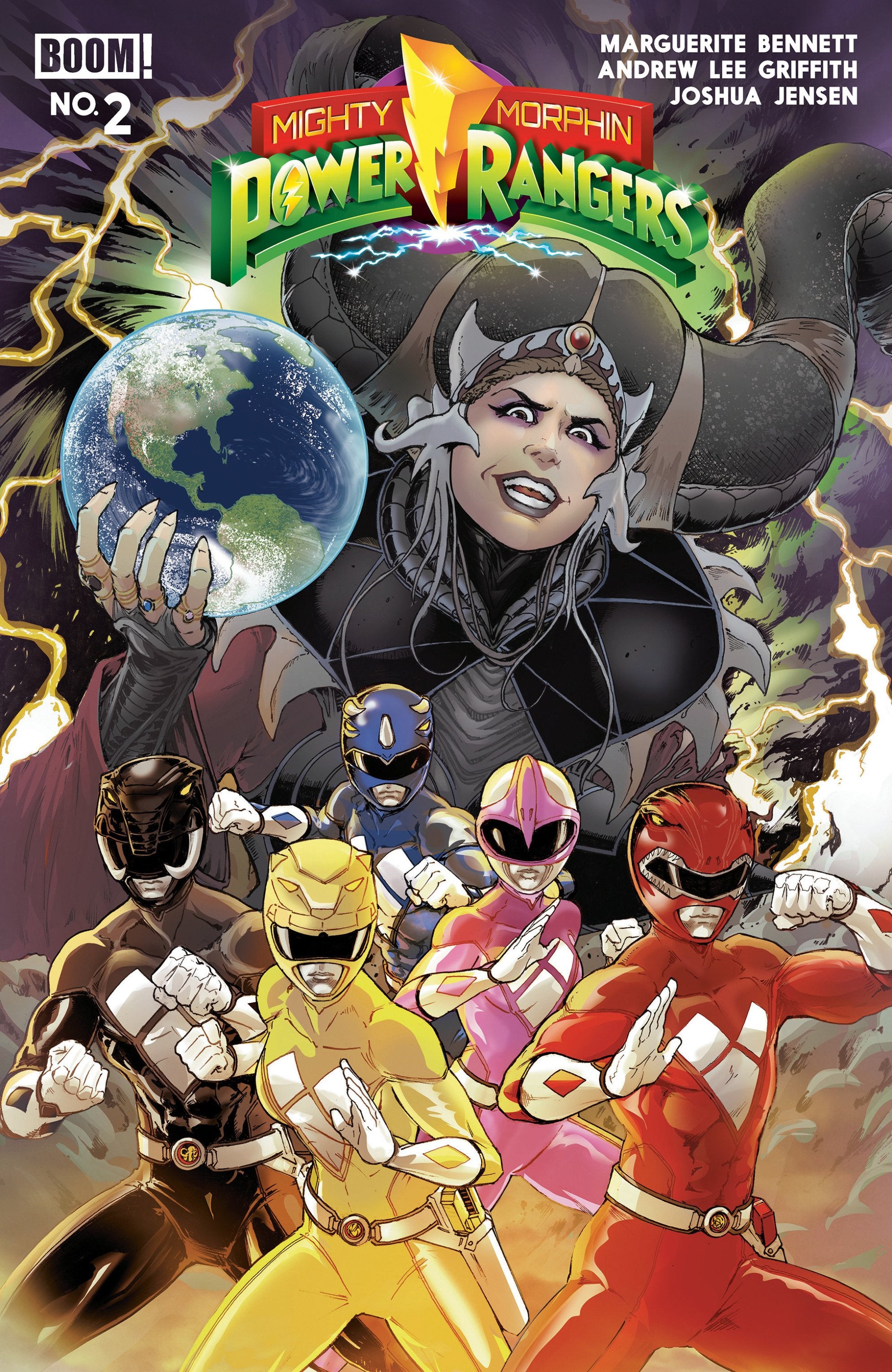 MIGHTY MORPHIN POWER RANGERS 2026 #2 B VAR DRESSED GRIFFITH CVR B
