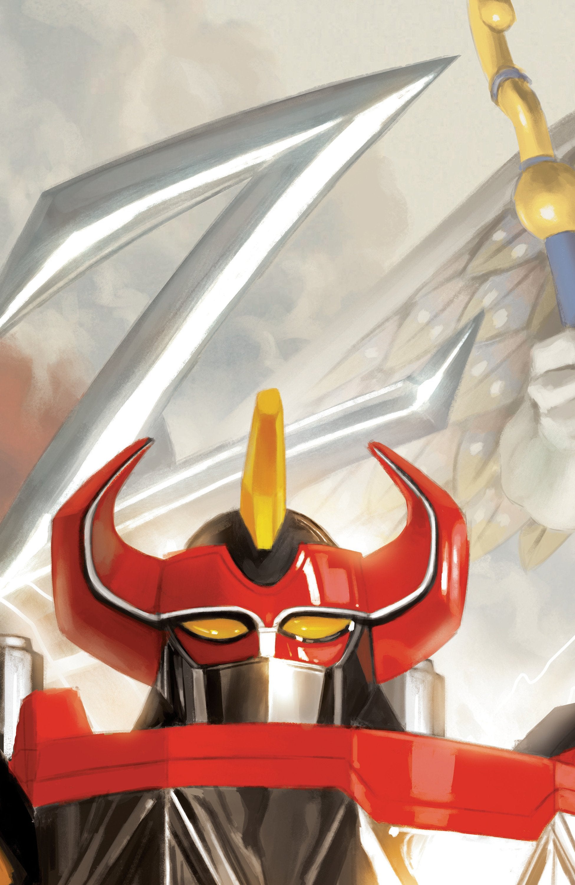 MIGHTY MORPHIN POWER RANGERS 2026 #2 C MEGAZORD CONNECTING VAR FULL ART MERCADO CVR C