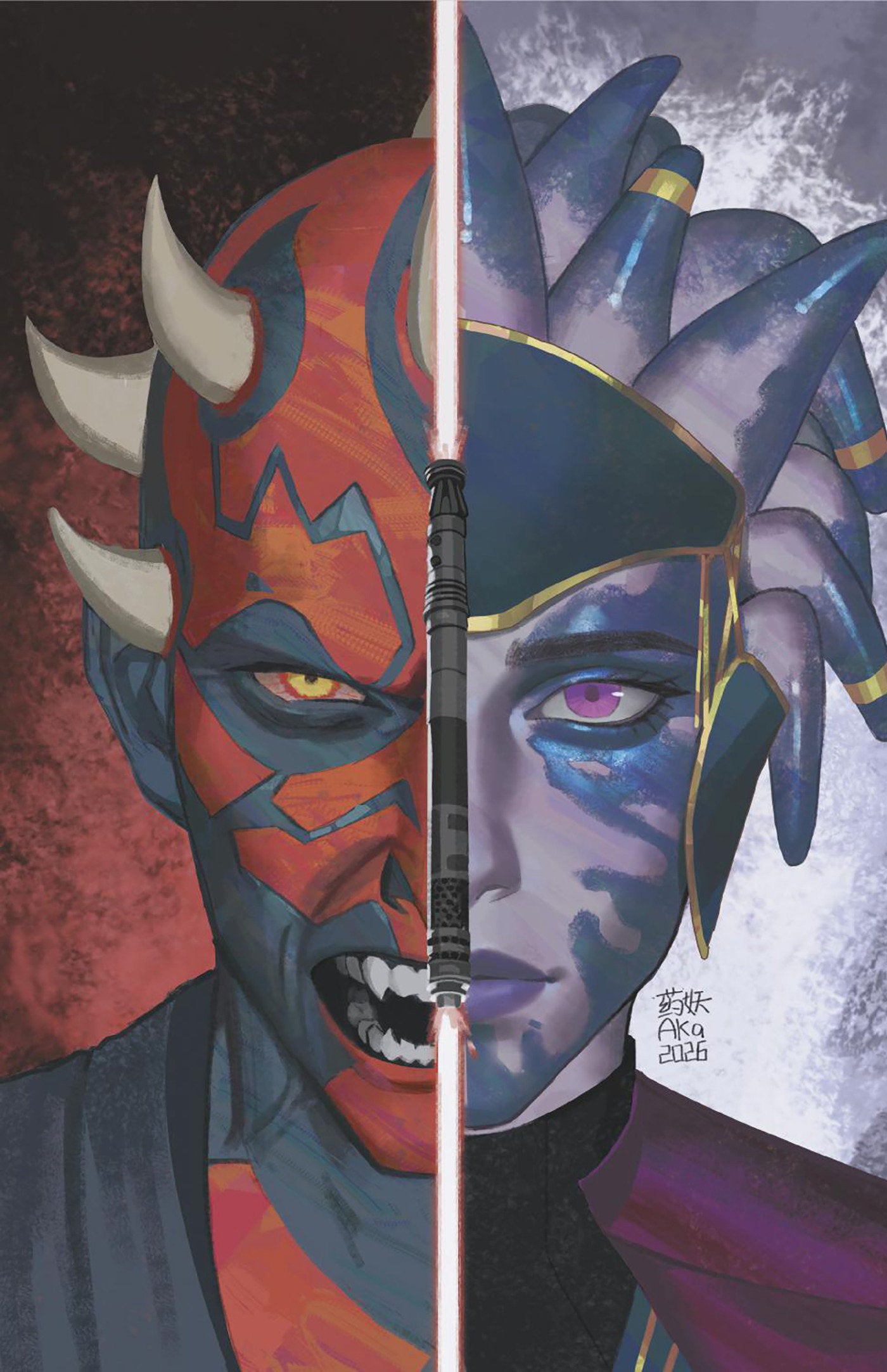 STAR WARS SHADOW OF MAUL #5 AKA HEADSHOT VIRGIN VAR CVR B