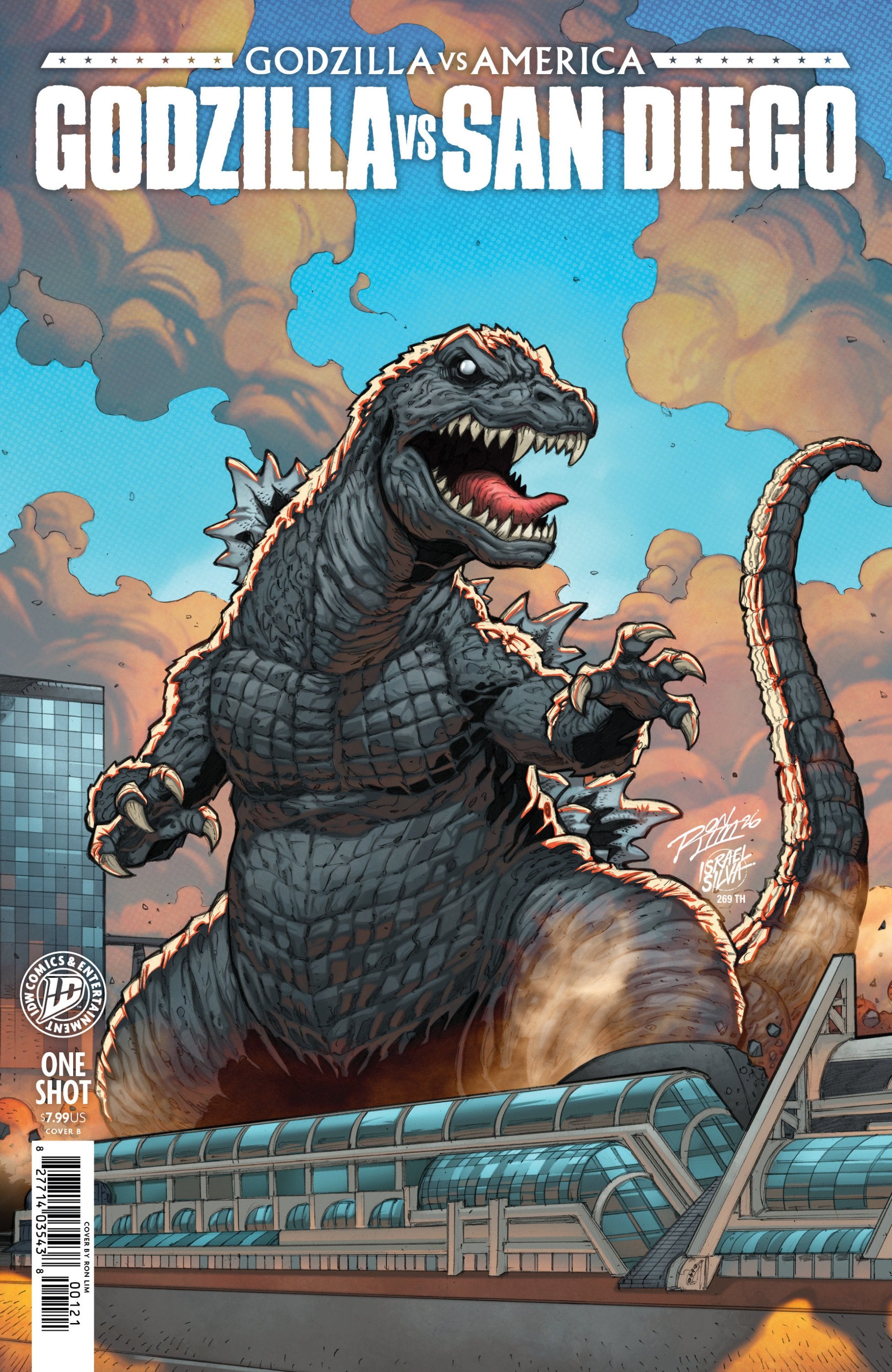 GODZILLA VS AMERICA SAN DIEGO VAR B LIM CVR B