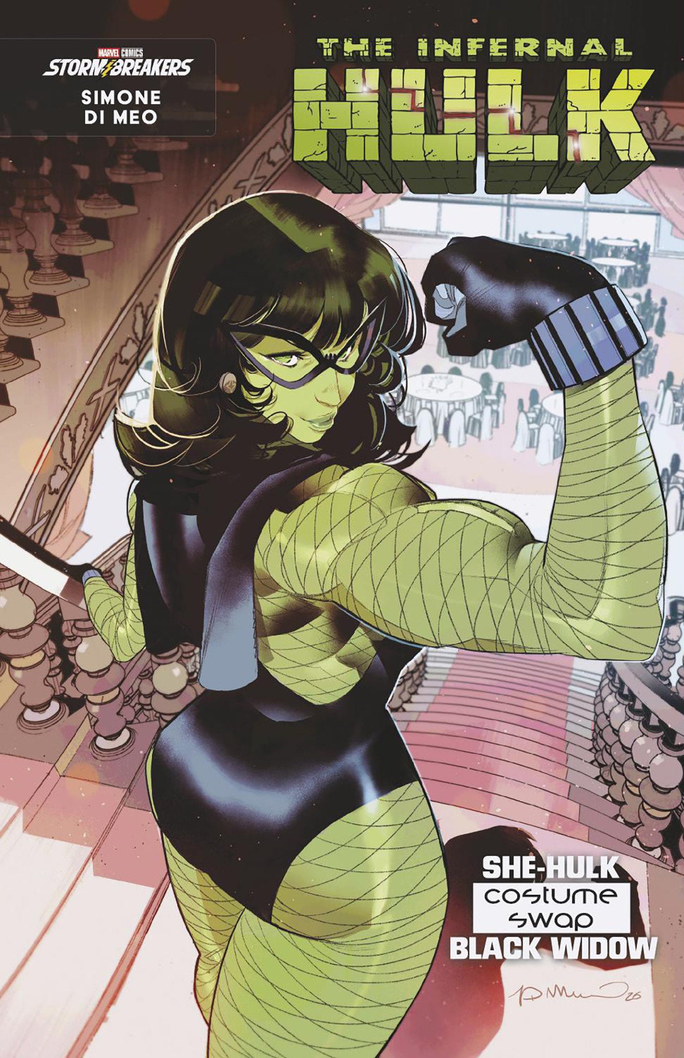 INFERNAL HULK #9 SIMONE DI MEO HELLFIRE COSTUME SWAP VAR CVR B