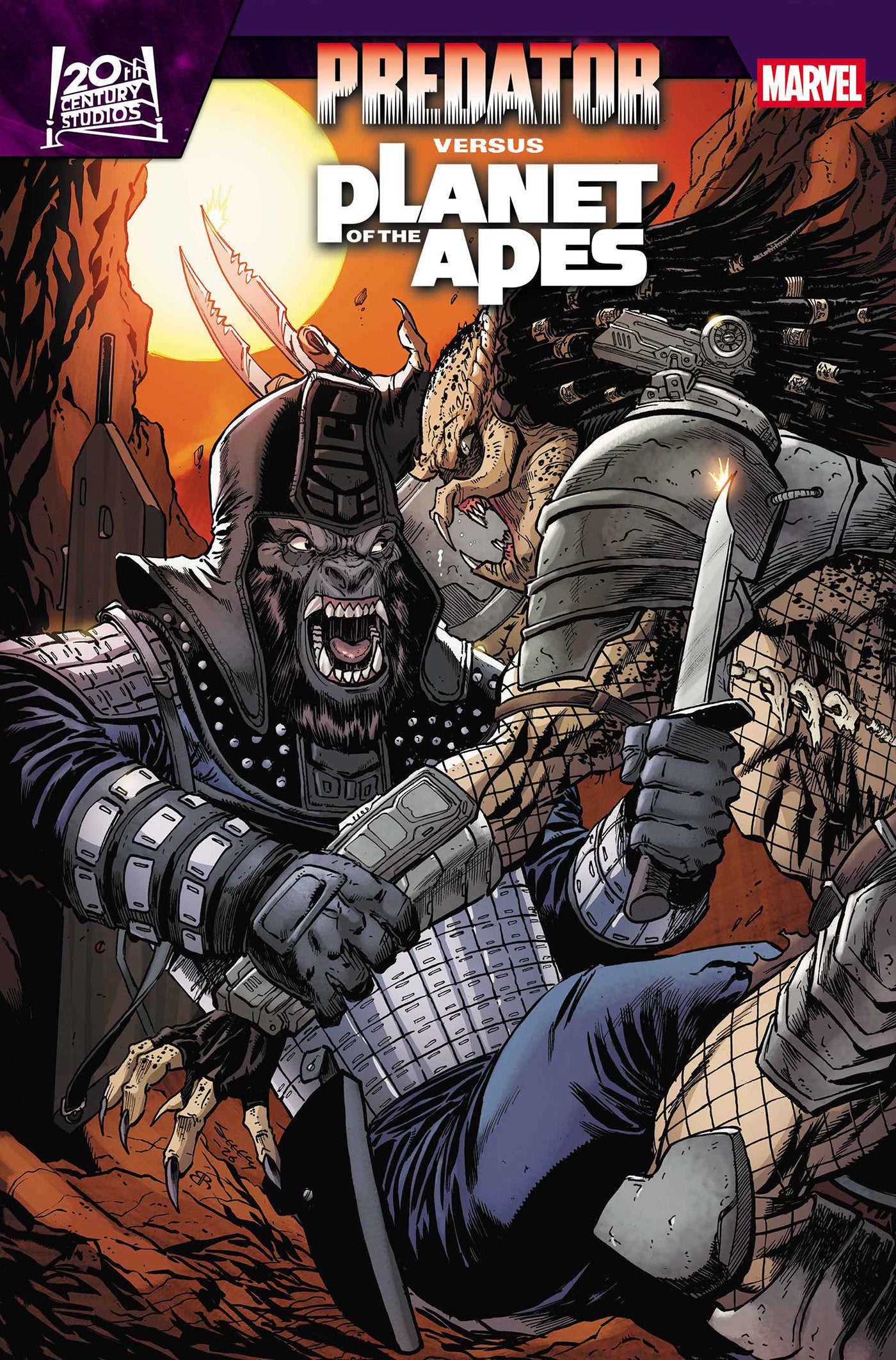 PREDATOR VS THE PLANET OF THE APES #1 TIM SEELEY VAR CVR D